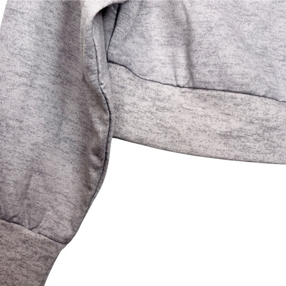 KENDALL & KYLIE NWT Cropped Logo Sweatshirt Size Large in Heather Gray - Picture 5 of 11
